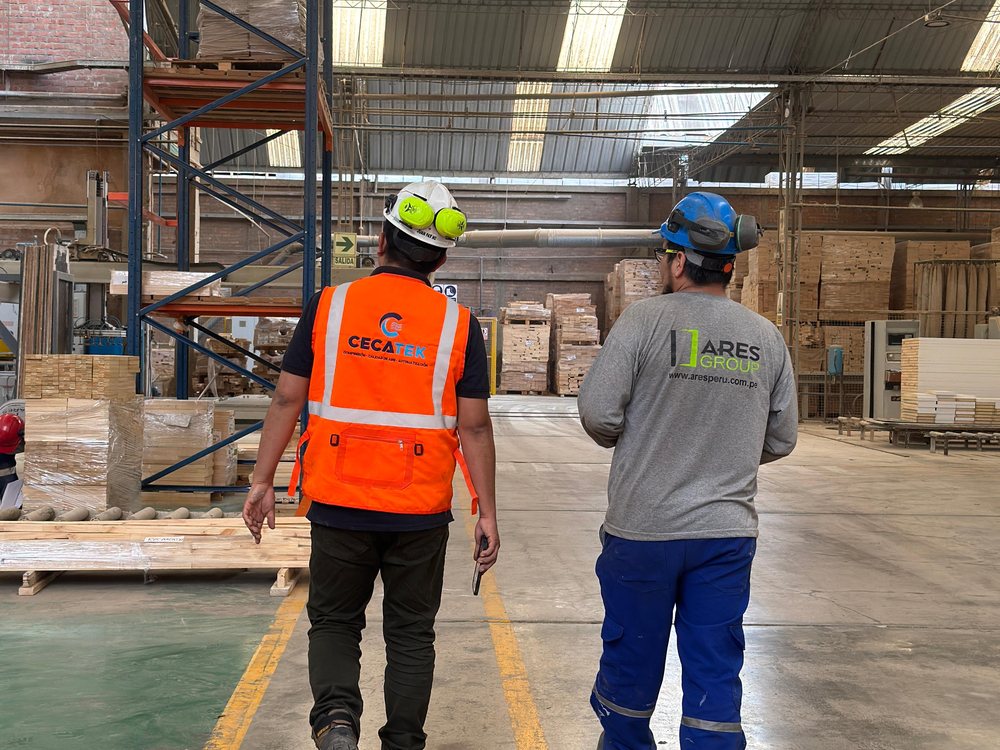 Inspección técnica de una instalación industrial